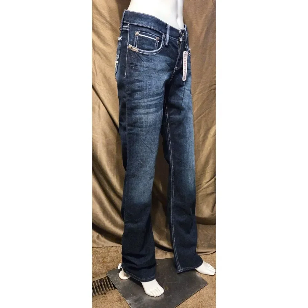 NWT - Cruel Girl Caroline Mid Rise Boot Cut Slim - Size 1XL